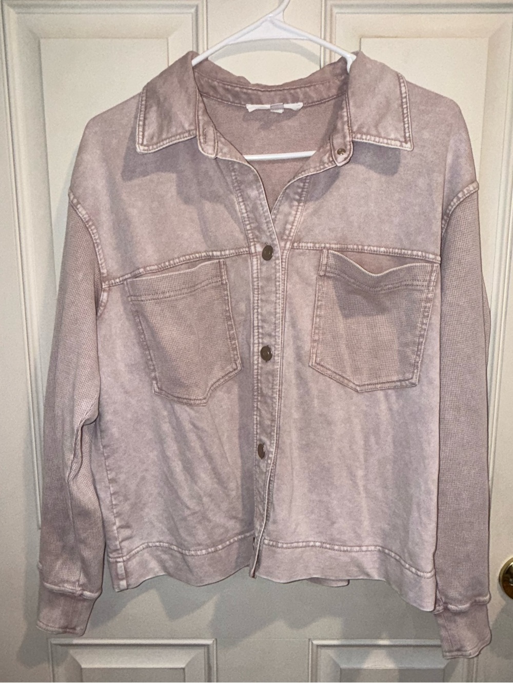 Light Mauve lightweight Button Down Shirt